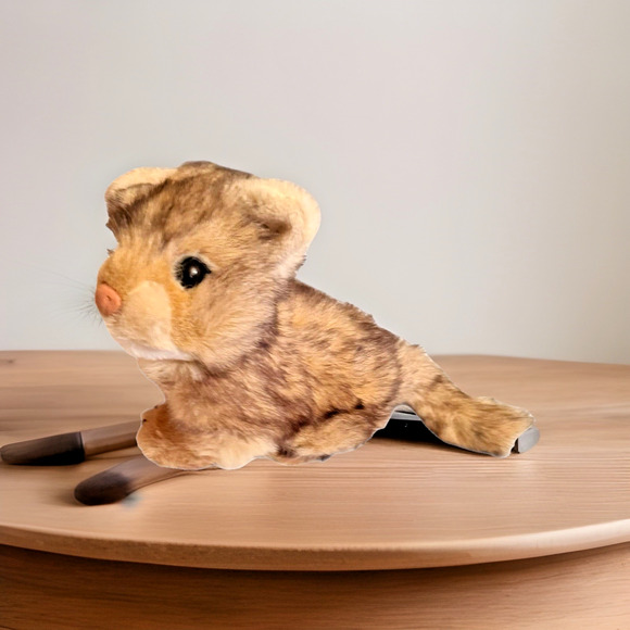 LION CUB Discovery Channel Plush Stuffed Animal Collectible Vtg Cat Kitten 2002 - Picture 8 of 13